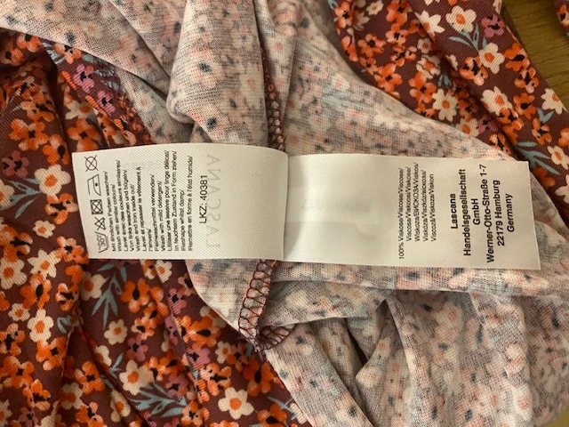 Vestido curto de verão fluido com ombros descobertos estampa floral – Tamanho 38 – Estilo – photo 8